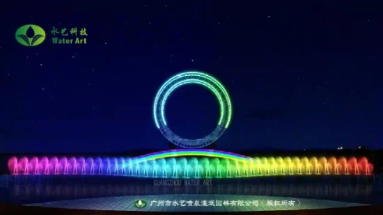 Ishim River Big O Show Schwimmender Tanzbrunnen mit Laser-Wasserbildschirmprojektion